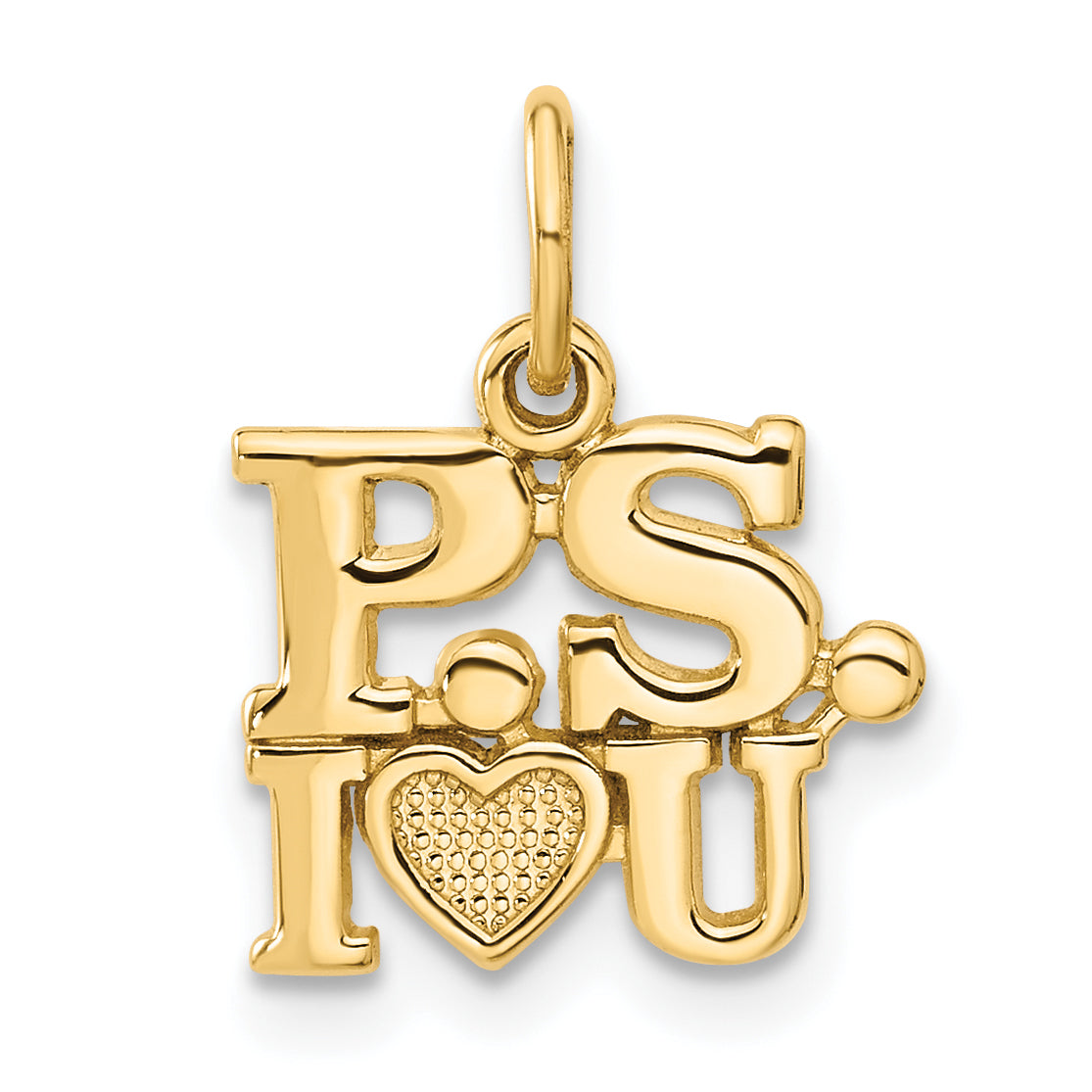 14k P.S. I LOVE YOU Charm Main image