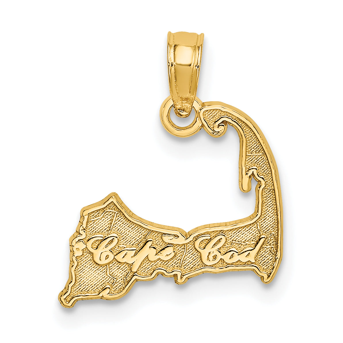 14K CAPE COD Map Charm Main image