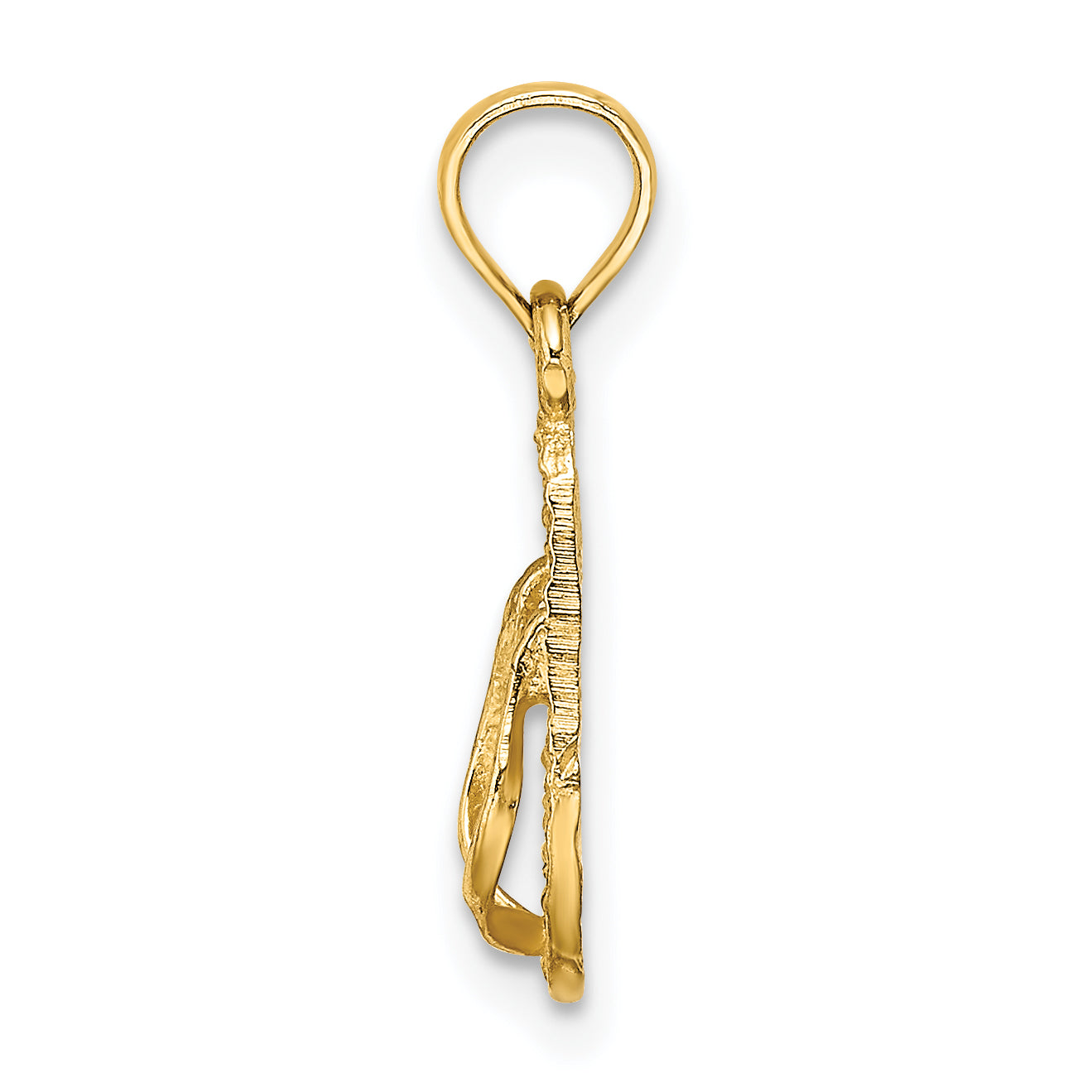 14k 3D CAPTIVA Flip-Flop Charm Secondary image