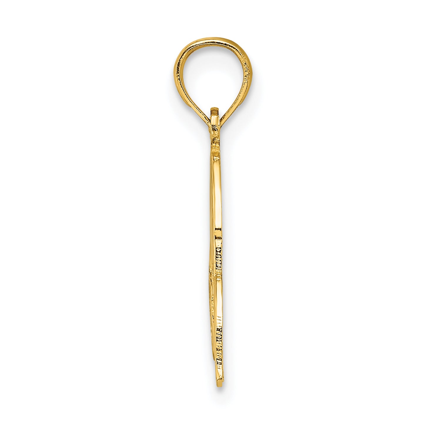 14k ALOHA Palm Tree Charm Secondary image
