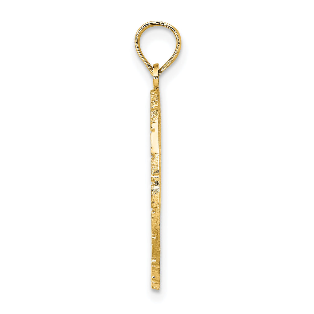 14k JAMAICA w/Bird and Flowers Charm