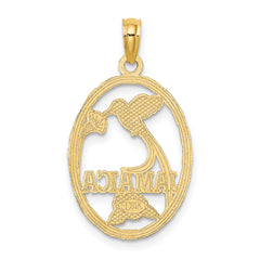 14k JAMAICA w/Bird and Flowers Charm