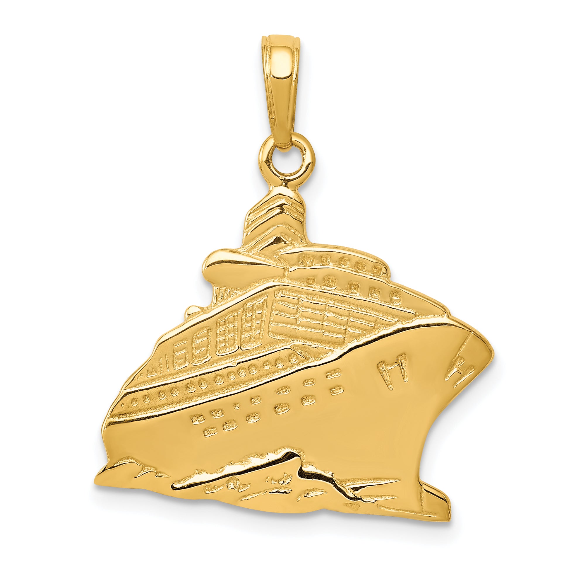 14k Cruise Ship Pendant Main image