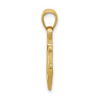 14K Gold Men's Anchor Pendant in Solid Casted Design Elegant & Timeless