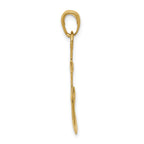 14K Gold Men's Anchor Pendant  Solid Casted, Nautical Theme