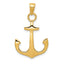 14k Anchor Pendant