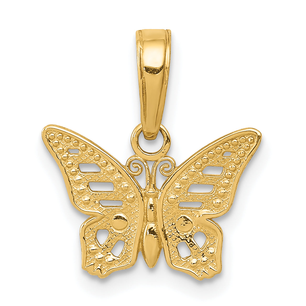 14k Cut-Out Butterfly Pendant Main image
