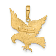 14k Eagle Pendant