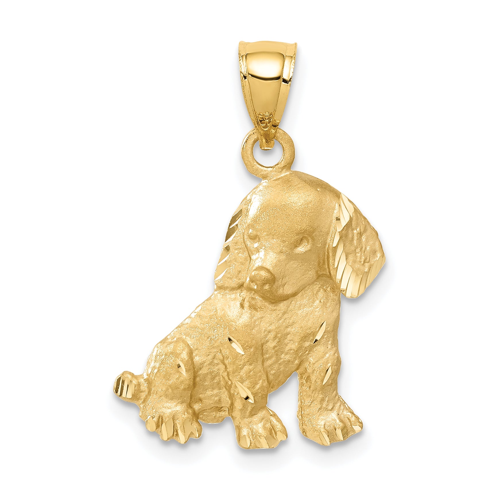 14k Dog Charm Main image