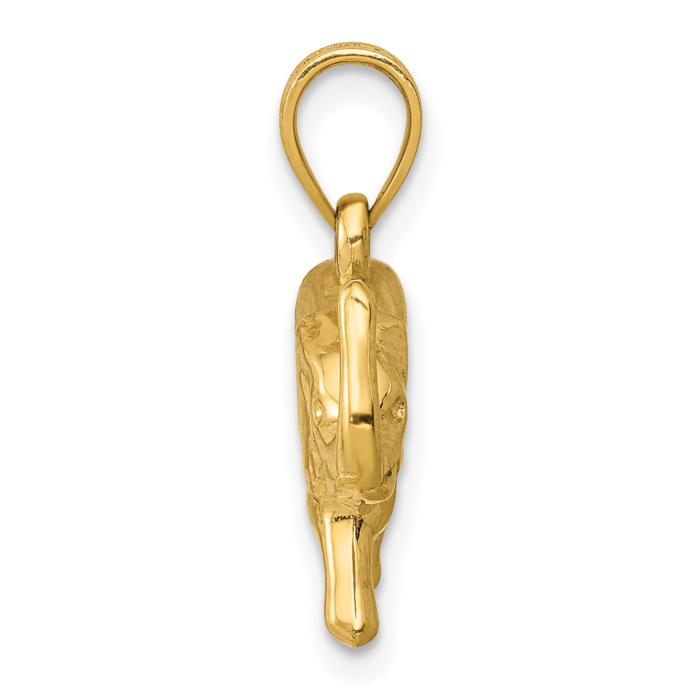 14k 3-D Elephant Pendant Secondary image