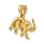 14k 3-D Elephant Pendant