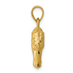 14K Gold Elephant Pendant for Men  Elegant Themed Design