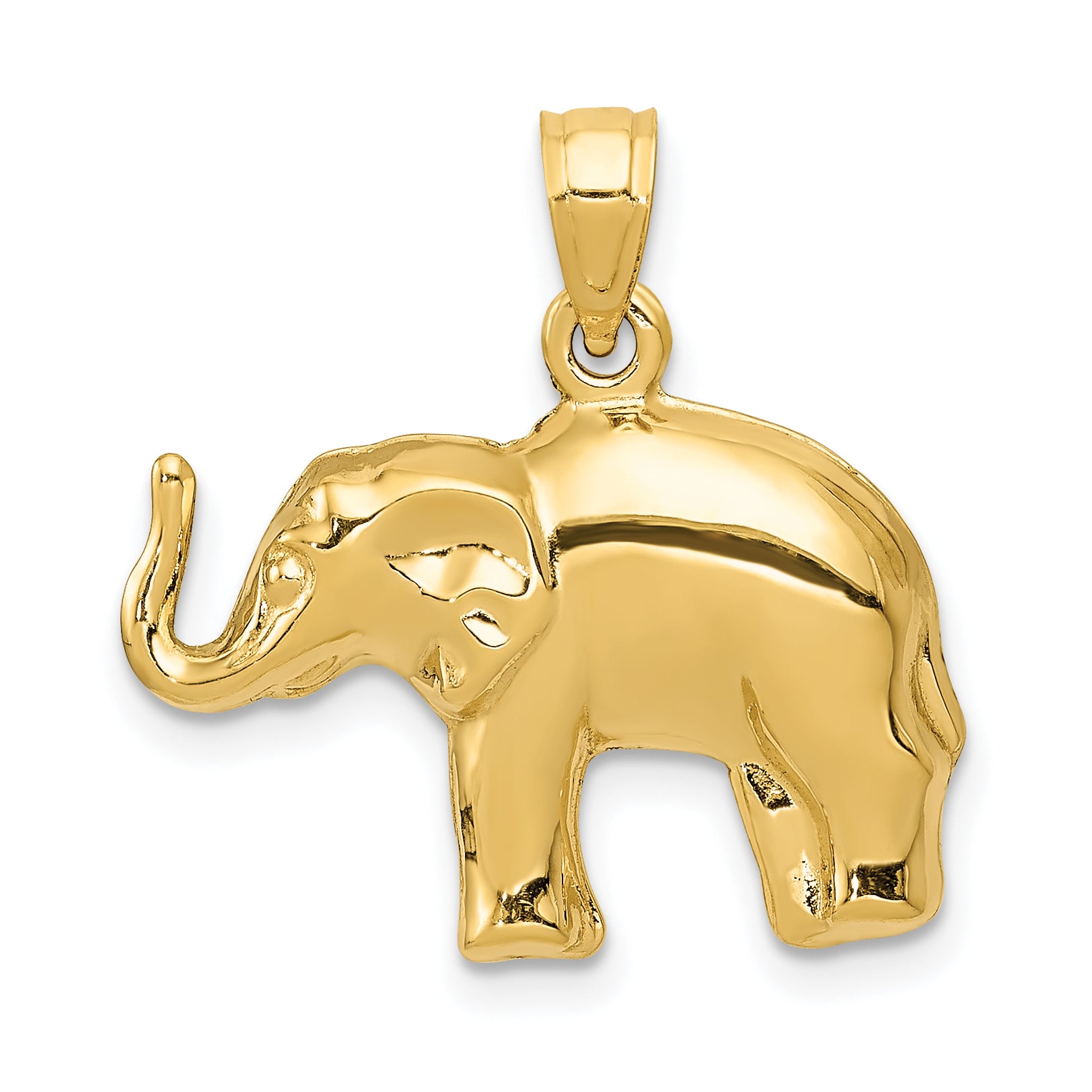 14k Elephant Pendant Main image