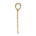 14k Gymnastics Floor Charm