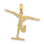 14k Gymnastics Floor Charm