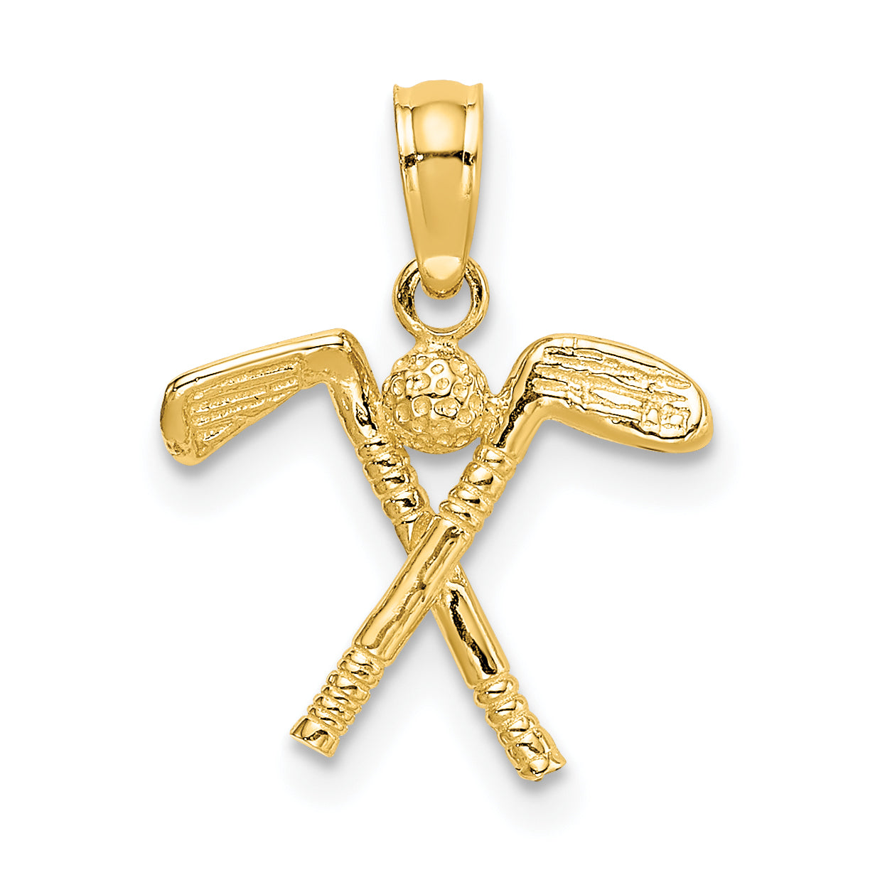 14k 3-D Golf Clubs with Ball Charm Main image