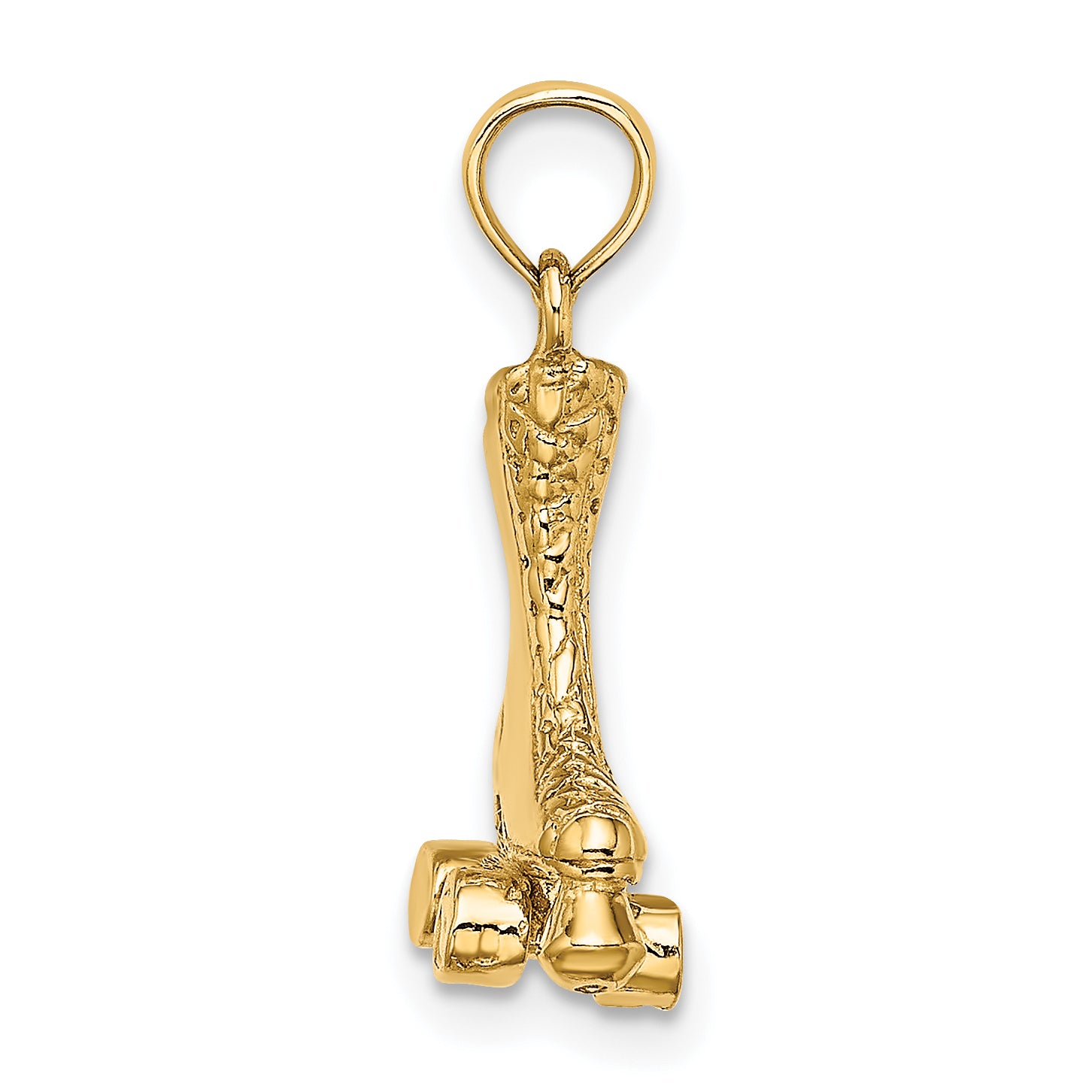 14k 3-D Roller Skate Charm Secondary image