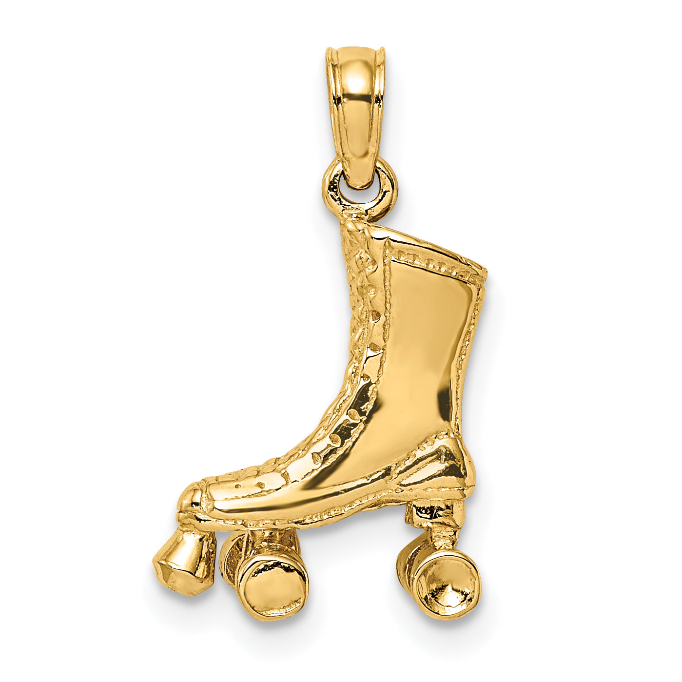 14k 3-D Roller Skate Charm Main image