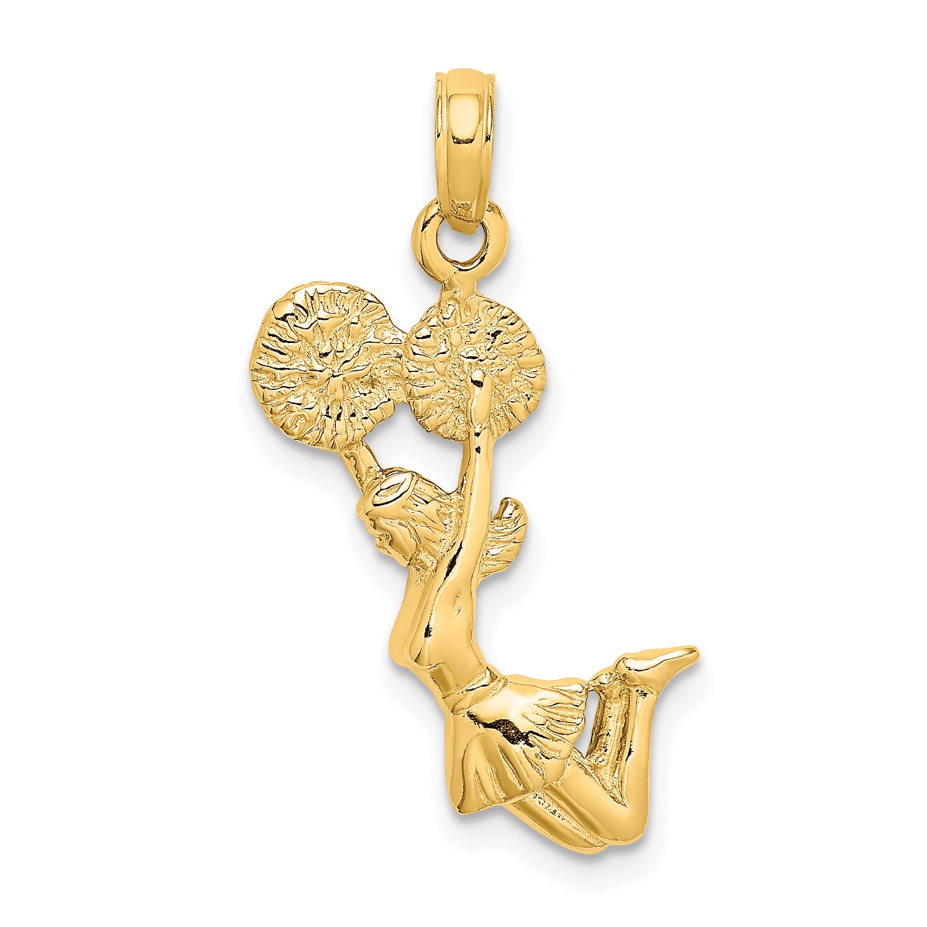 14k 3-D Jumping Cheerleader Charm Main image