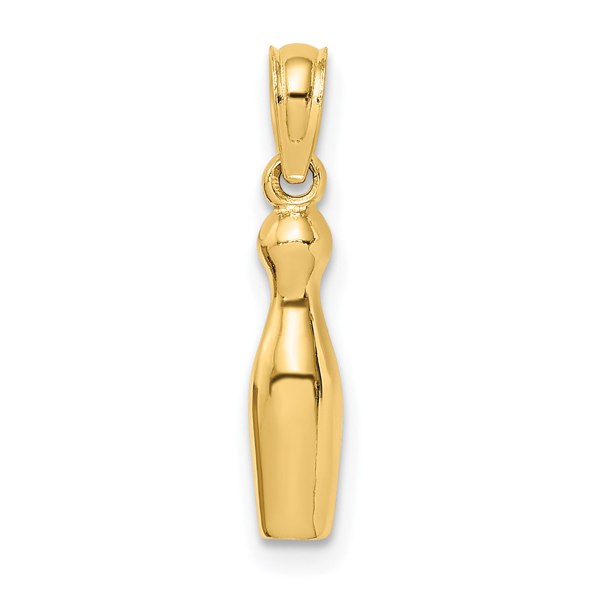 14k 3-D Bowling Charm
