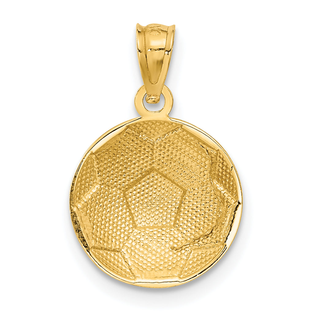 14k Soccer Ball Pendant