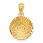 14k Soccer Ball Pendant
