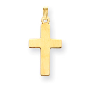 Cross Charm in 14K Yellow Gold, 26mm - Sophia Jewelers