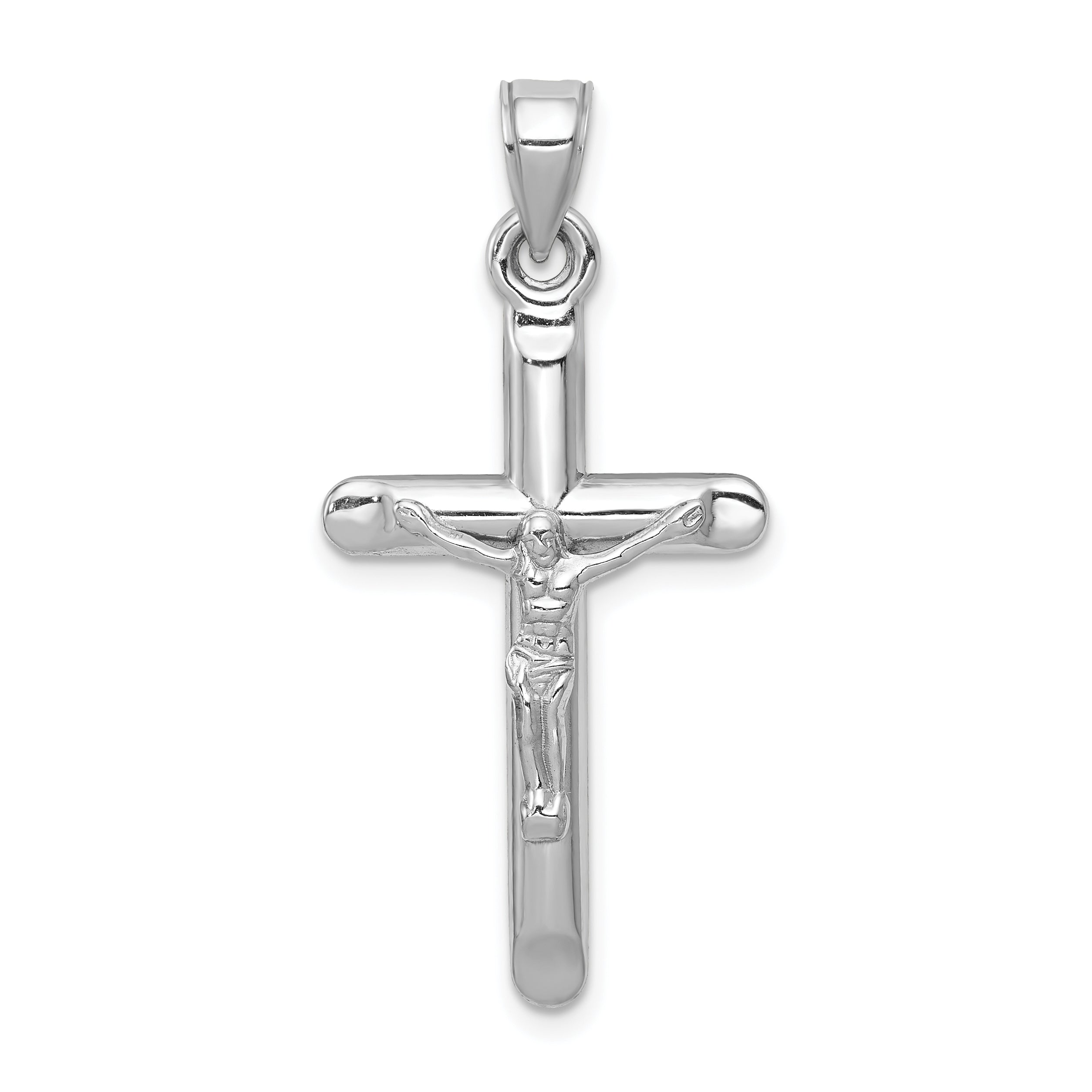 14k White Gold Crucifix Pendant Main image
