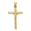 14k Hollow Crucifix Pendant