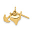 14K 3D Faith, Hope And Charity Charm