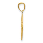 14K Gold Filigree Star of David Pendant with Elegant Casted Design