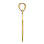 Star of David with Cross Pendant in 14K Yellow Gold