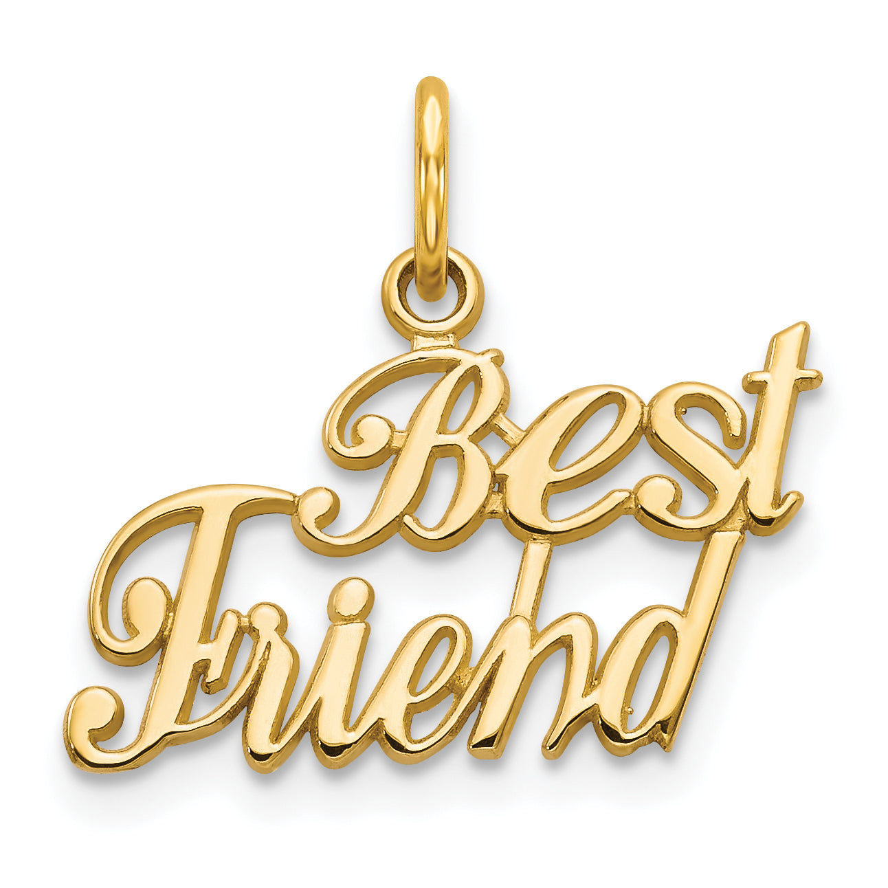 14k BEST FRIEND Charm Main image