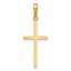 14k Polished Cross Pendant
