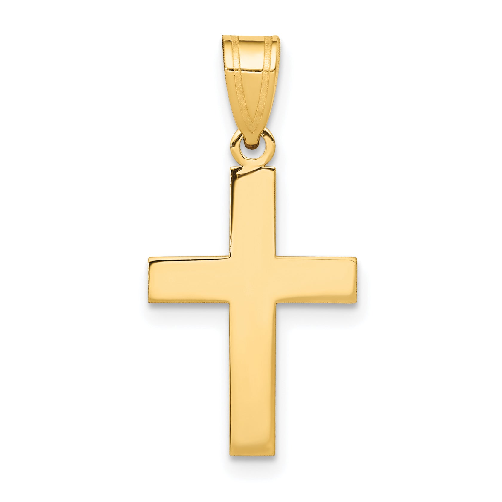 14k Polished Cross Charm Main image
