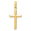 14k Reversible Latin Cross Pendant