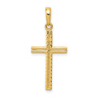 14k Latin Cross Pendant
