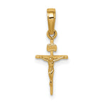 14k Small INRI Crucifix Pendant