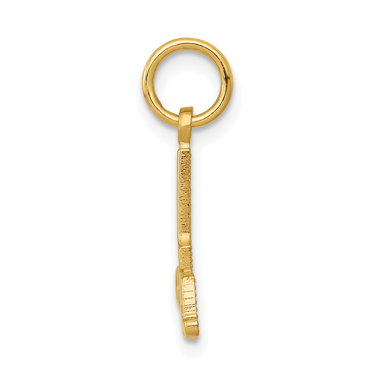 14K Gold #1 Grandma Charm with Flat Back  Gift Ready and Elegant Design