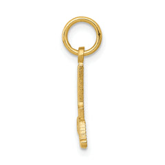 14K Gold #1 Grandma Charm with Flat Back  Gift Ready and Elegant Design