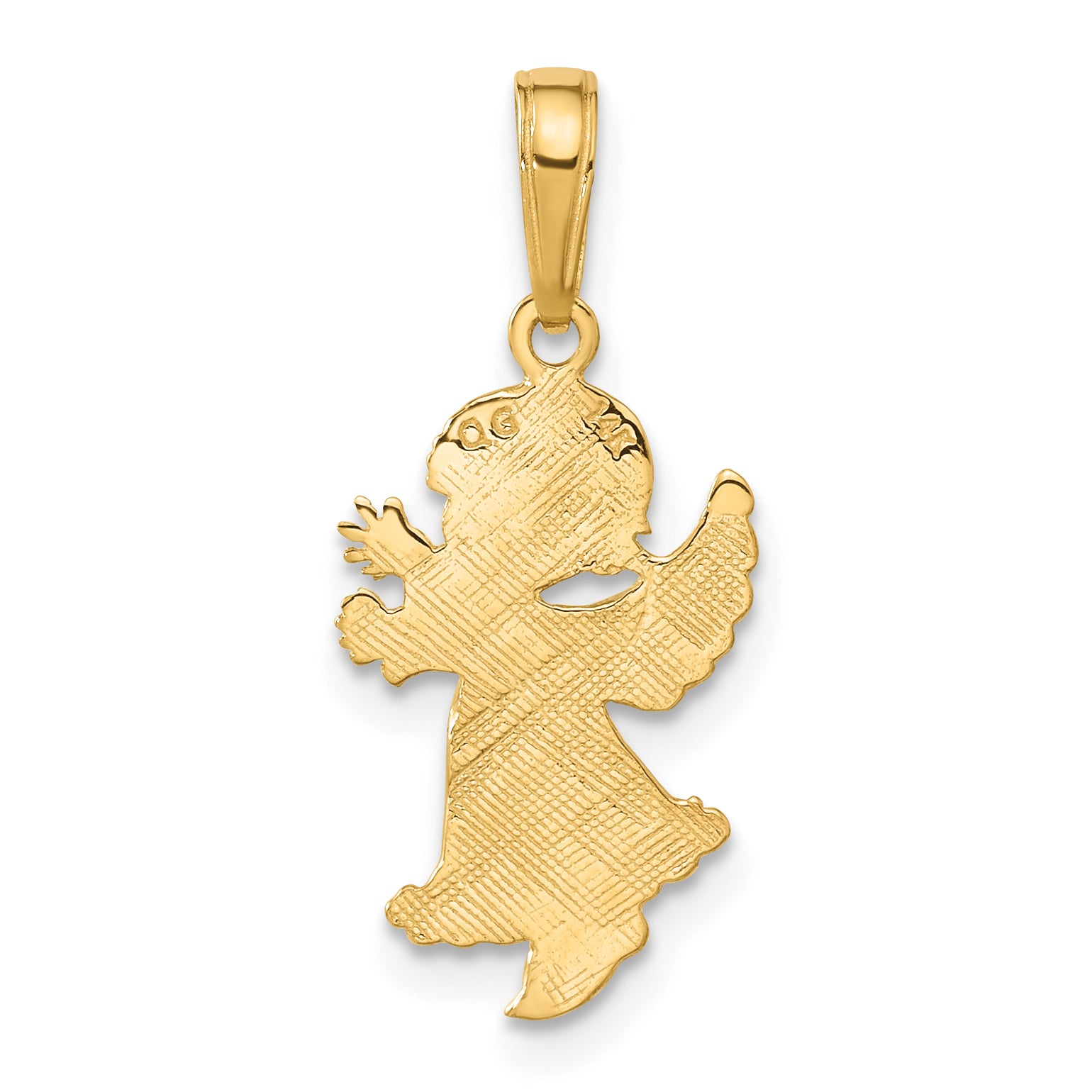 14k Angel Pendant