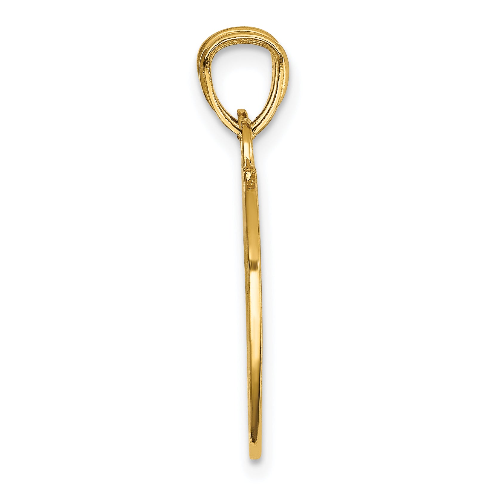 14K Gold Best Friends Heart Pendant Set with Polished Finish Secondary image