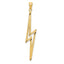 14k Polished D/C Lightning Bolt Pendant