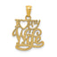 14k I LOVE MY WIFE Pendant