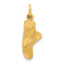 14k Ballet Slipper Charm