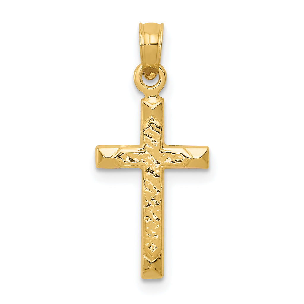 14K Cross Pendant
