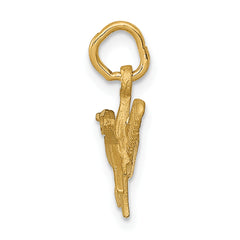 14k Comb and Scissors Charm