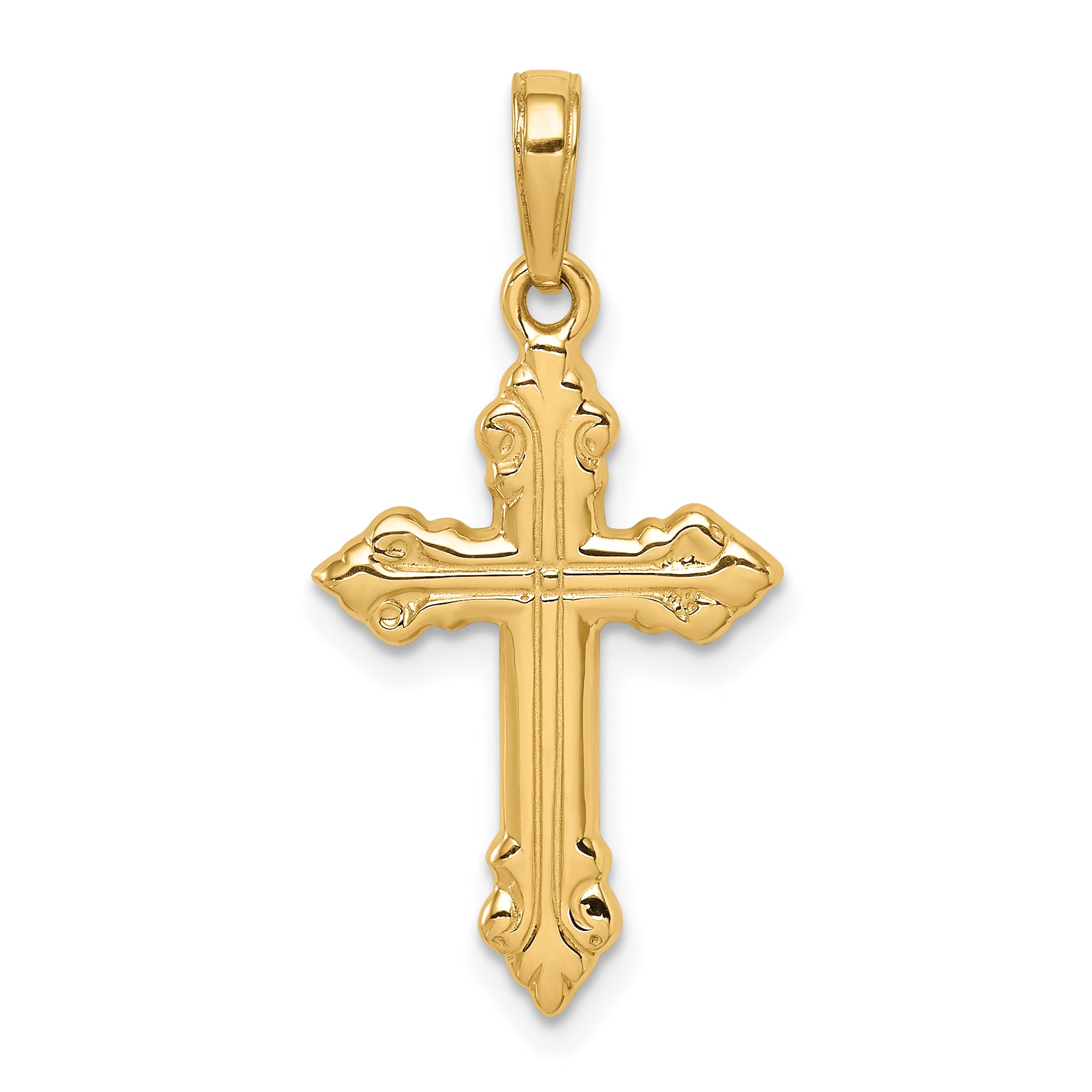 14K Cross Pendant Main image