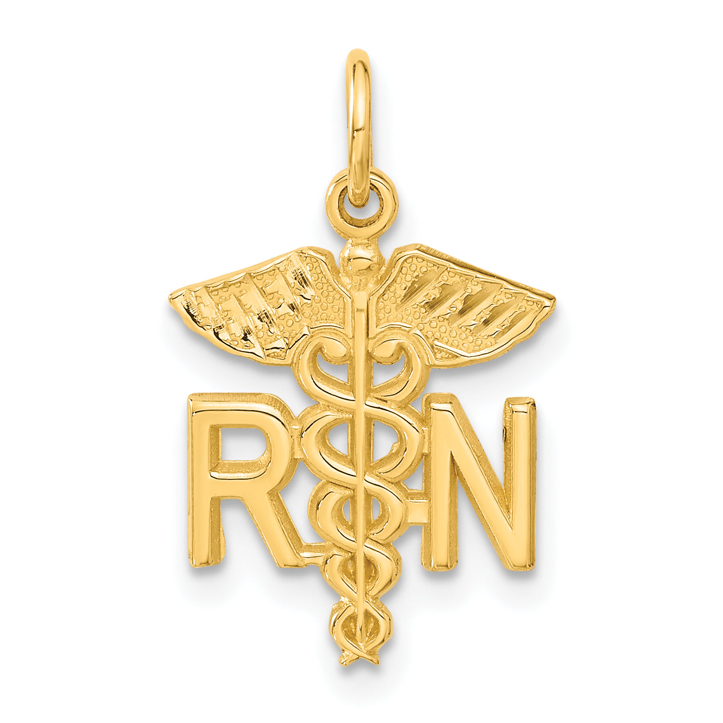 14k RN Nurse Charm Main image