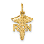 14k RN Nurse Charm